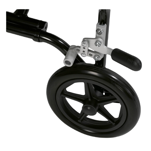 Drive Medical Fly-Lite Transport Chair Black, 19 Inches