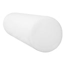 CanDo white polyethylene round foam rollers – durable, versatile fitness tool for balance, muscle training & rehab, Moovkart.