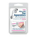 PediFix Visco-Gel Toe Separators Large Pack of 2 gently cushion toes for daily comfort, Moovkart