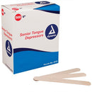 McKesson Tongue Depressors, Regular, 6 Inches Non Sterile, Box of 500