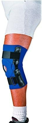 Sport Aid Neoprene Open Patella Hinged Knee Brace, X-Large