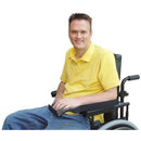 Therafin Fixed Adjustable Slide Arm Trough Foam Pad for Right Armrest, Black