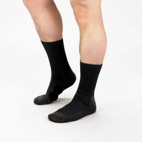 Jobst Sensifoot 8-15 mmHg Diabetic Crew Socks, Black