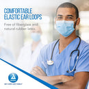 Dynarex Pro Shield Protective Mask and Face Shield with Ear Loop, Box of 50