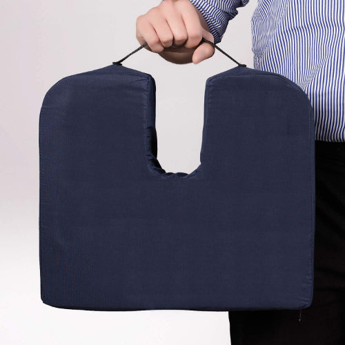 Alex Orthopedic Coccyx Car Cushion, Navy
