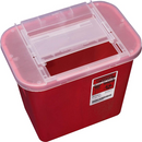 Medline Sharps A Gator Gallon Countertop Unit with Clear Sliding Lid and Positive Lock Design