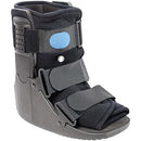 Advanced Orthopaedics Low Profile Walker Low Top with Cushioned Heel and Rocker Sole, Medium Black