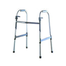 Carex Walker, dual paddle folding with 5-inch wheels and glides at Moovkart.