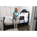 Stander Mobility Bed Rail with Pivot Arm Support and Organizer for Home or Hospital Bed