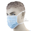 Dynarex Surgical Tie On Face Mask with Pleated Design and Glass Free Filter, Box of 50