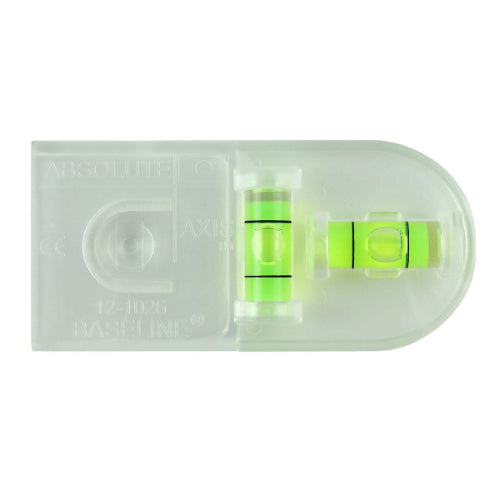 Baseline bubble level attachment, for 12-inch plastic goniometer, ensures precise measurements, Moovkart