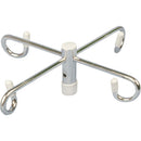 Drive Medical Economy IV Pole with Adjustable Height and 4 Hook Option