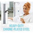 Drive Medical Economy IV Pole with Adjustable Height and 4 Hook Option