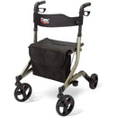 Carex Crosstour Rolling Walker with lightweight aluminum frame, adjustable height, and foldable design. Moovkart