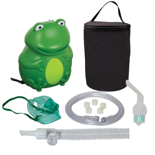 Frog Nebulizer with Disposable Nebulizer TRU Nebulizer & Carry Bag