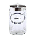 Grafco Sundry Jars, Labeled Glass, Set of 5, Medical Storage Containers for Clinic or Lab Use