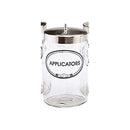Grafco Sundry Jars, Labeled Glass, Set of 5, Medical Storage Containers for Clinic or Lab Use