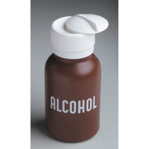Graham-Field Liquid Push Down Alcohol Dispenser Labeled Bottle