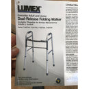 Graham-Field Lumex Everyday Folding Walker 2 Pack, lightweight and portable design. Moovkart