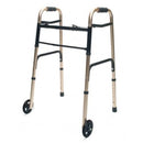 Graham-Field Walker Adult 5 wheels gold folding lightweight, Moovkart