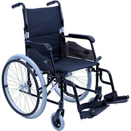 Transport Wheelchair Bariatric 20 Wide Blue