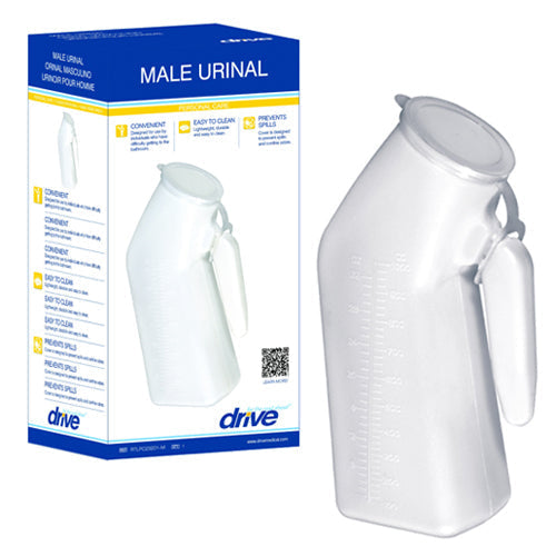 Drive Medical Male Urinal Pot in Retail Boxed