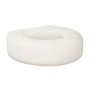 AquaSense Economy Raised Toilet Seat Lightweight Design Fits Most Standard Commode Bowls Securely