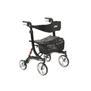 Drive Medical Bariatric Nitro Rollator, durable and stylish mobility aid with easy maneuverability and comfort, Moovkart