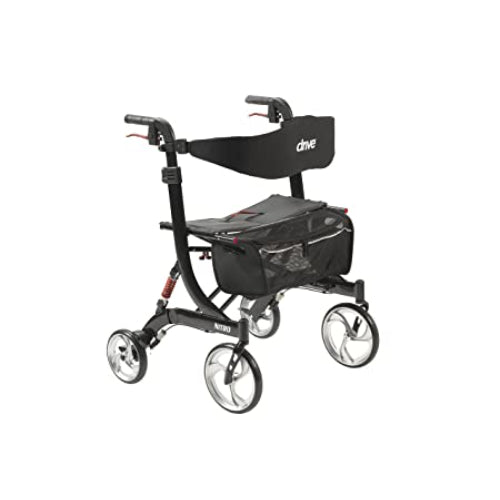Bariatric Heavy Duty Nitro Rollator black