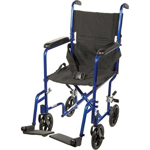 Wheelchair Transport Lightweight Blue 17