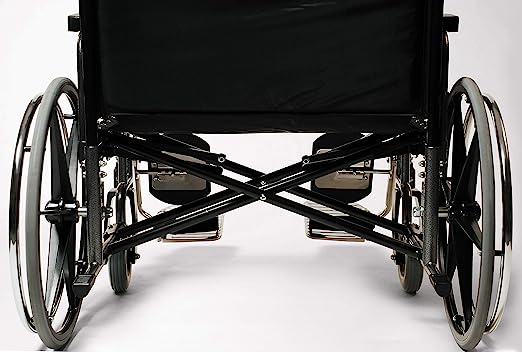 Paramount XD Bariatric 26inch Seat Wheelchair, Swing-Away Footrest Detachable Desk Arm