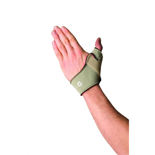 Thermoskin Flexible Thumb Splint Left Small Beige 5.5 -6.25Inches