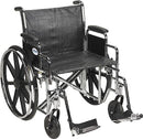 Drive Medical Standard Dual-Axle 22 Wheelchair,Dual-axle design, Adjustable height, Mooovkart.
