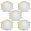 Generic N95 Respirator Dust Mask, Pack of 5, Disposable Face Masks for Protection Against Airborne Particles