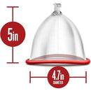 Breast Pump Temptasia Cup by Blush Novelties, Clear Acrylic, Lightweight and Easy to Clean