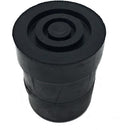 Carex Cane Tips with Non Slip Grip and Shock Absorption for 7/8 Inch Walking Canes, Case of 6 Pairs