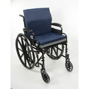 Alex Orthopedic Wheelchair and Lumbar Cushion Combo Pack in Navy with gel foam support for pressure relief, Moovkart 