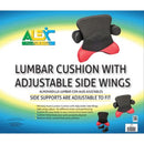Alex Orthopedic Lumbar Cushion contoured design for posture and chair fit, Moovkart 
