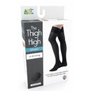 Alex Orthopedic Thigh High Compression Stockings, Black, closed-toe design relieving tired legs, Moovkart 