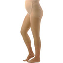 Alex Orthopedic Sheer Maternity Pantyhose 15-20 mmHg, nude closed toe, providing gentle compression for pregnancy swelling relief, Moovkart 