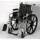 Alex Orthopedic Detachable Desk Arm Wheelchair with Swingaway Footrests, Moovkart.

