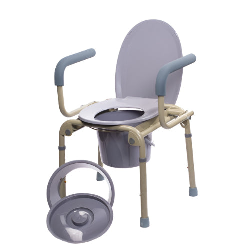 Alex Orthopedic Padded arm bedside commode for easy transfers, Moovkart