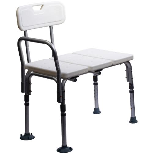 Alex Orthopedic Transfer Bench, Blow Molded Seat and Back with 300 lbs ...