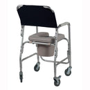 Alex Orthopedic Mobile Shower Chair with Casters for Safe Bathing and Toilet Transfers