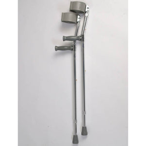 Alex Orthopedic Forearm Crutches with Ergonomic Handle and Adjustable Height, Pair