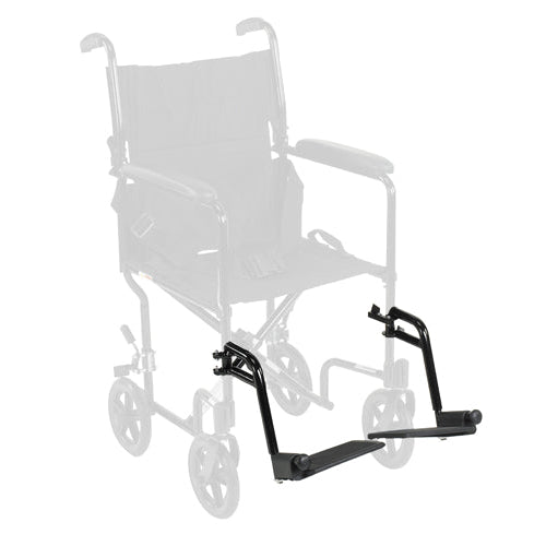 Footrests Set for 10950F Black (Pair)