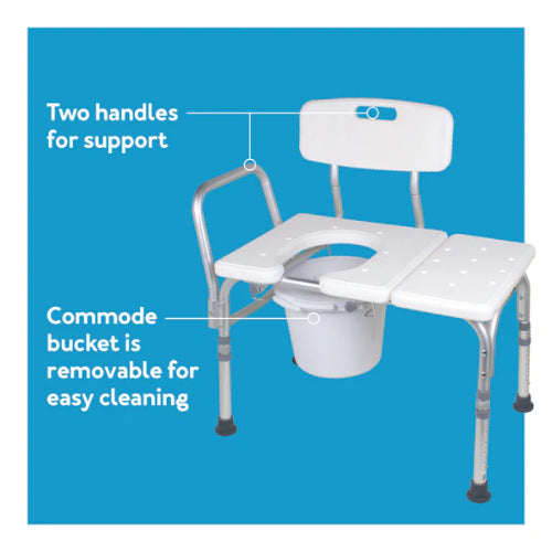 Carex Bathtub Transfer Bench with Opening