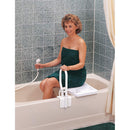 Carex Portable Shower Bench, Non-Slip, Comfortable Bath Seat for Elderly and Disabled Safety Support
