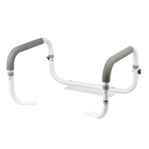 Carex Toilet Safety Frame with Adjustable Secure Support Rail, Moovkart