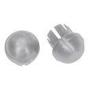 Drive Medical Folding Walker with 5 Inch Wheels and Two Button Release, Aluminum Frame